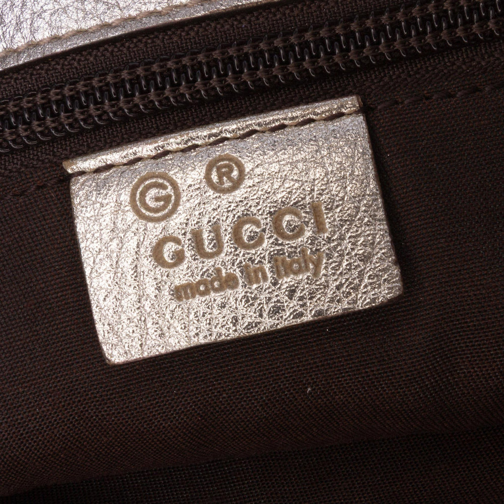 Gucci Metallic Guccissima Tote