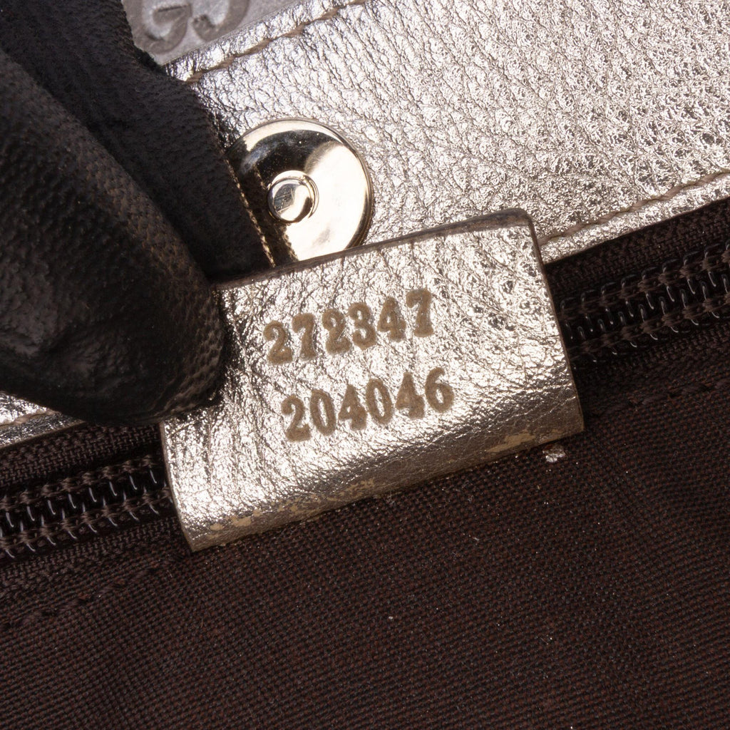 Gucci Metallic Guccissima Tote