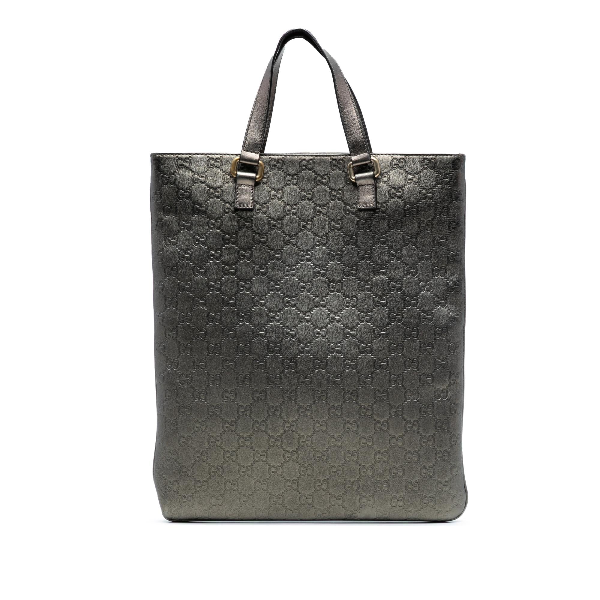 Gucci Metallic Guccissima Tote