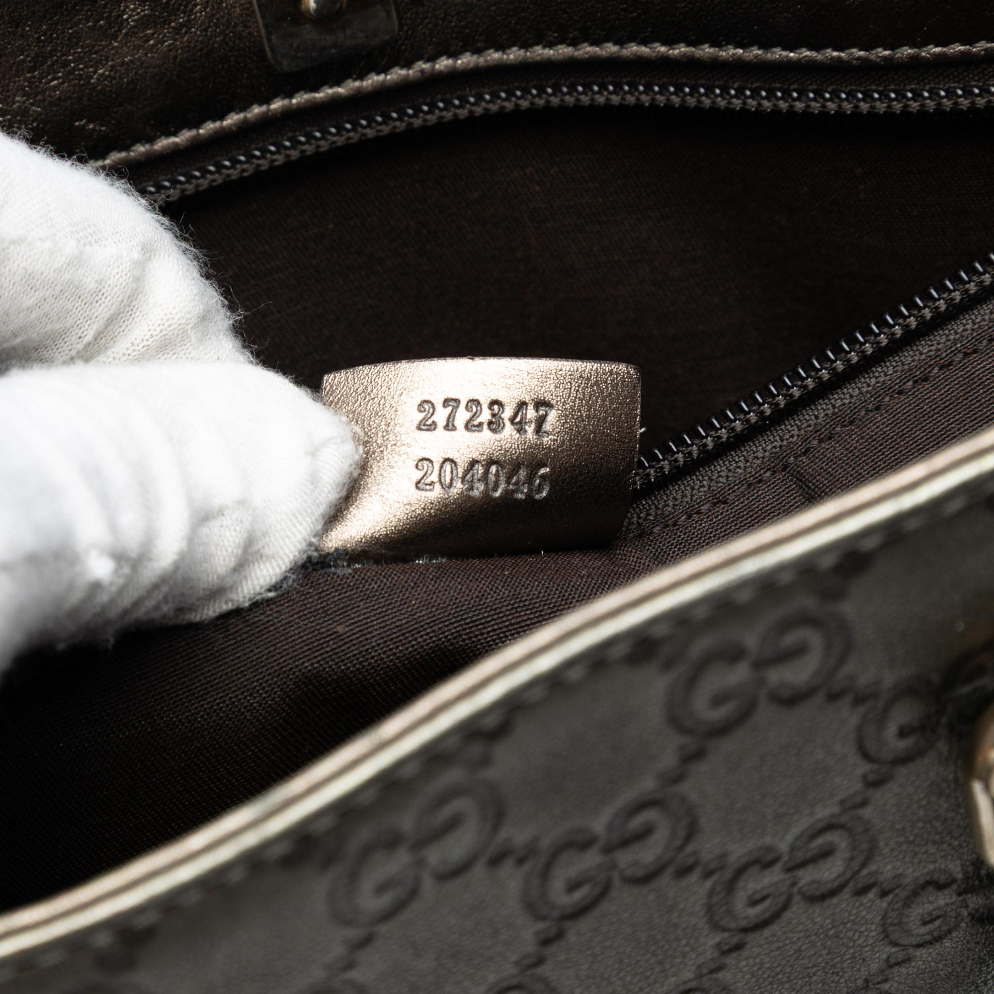 Gucci Metallic Guccissima Tote