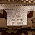 Gucci Metallic Guccissima Web Treasure Handbag