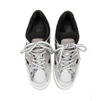 Gucci Metallic Leather Basket Sneakers - Size 9 / 39 (SHF-I0e3sE)