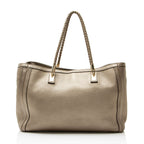 Gucci Metallic Leather Bella Medium Tote