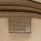 Gucci Metallic Leather Bella Medium Tote