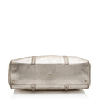 Gucci Metallic Leather Britt Medium Boston Bag (SHF-23530)