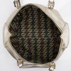 Gucci Metallic Leather Britt Medium Boston Bag (SHF-23530)