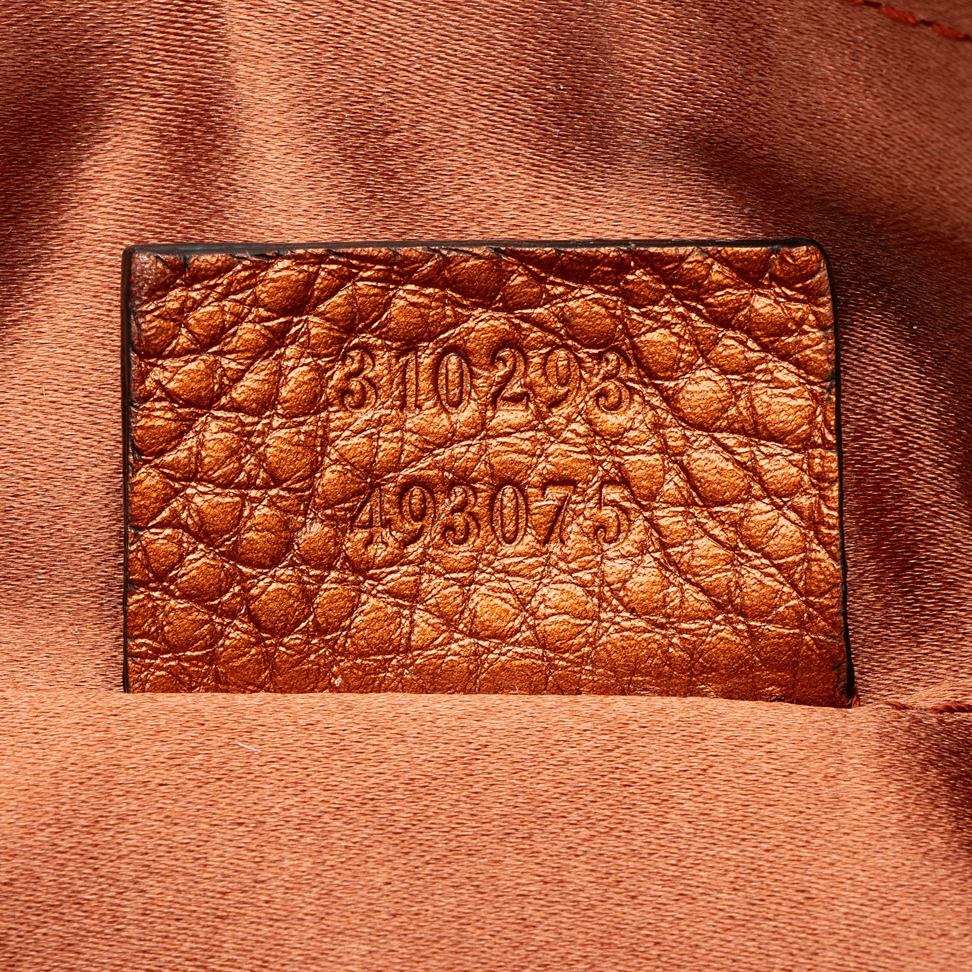 Gucci Metallic Leather Broadway Tassel Zip Clutch