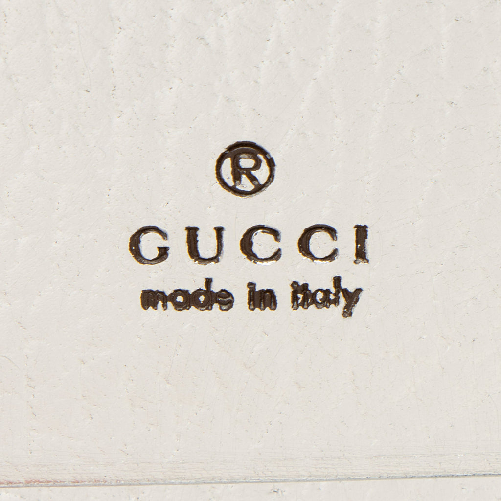 Gucci Metallic Leather GG Marmont Card Case