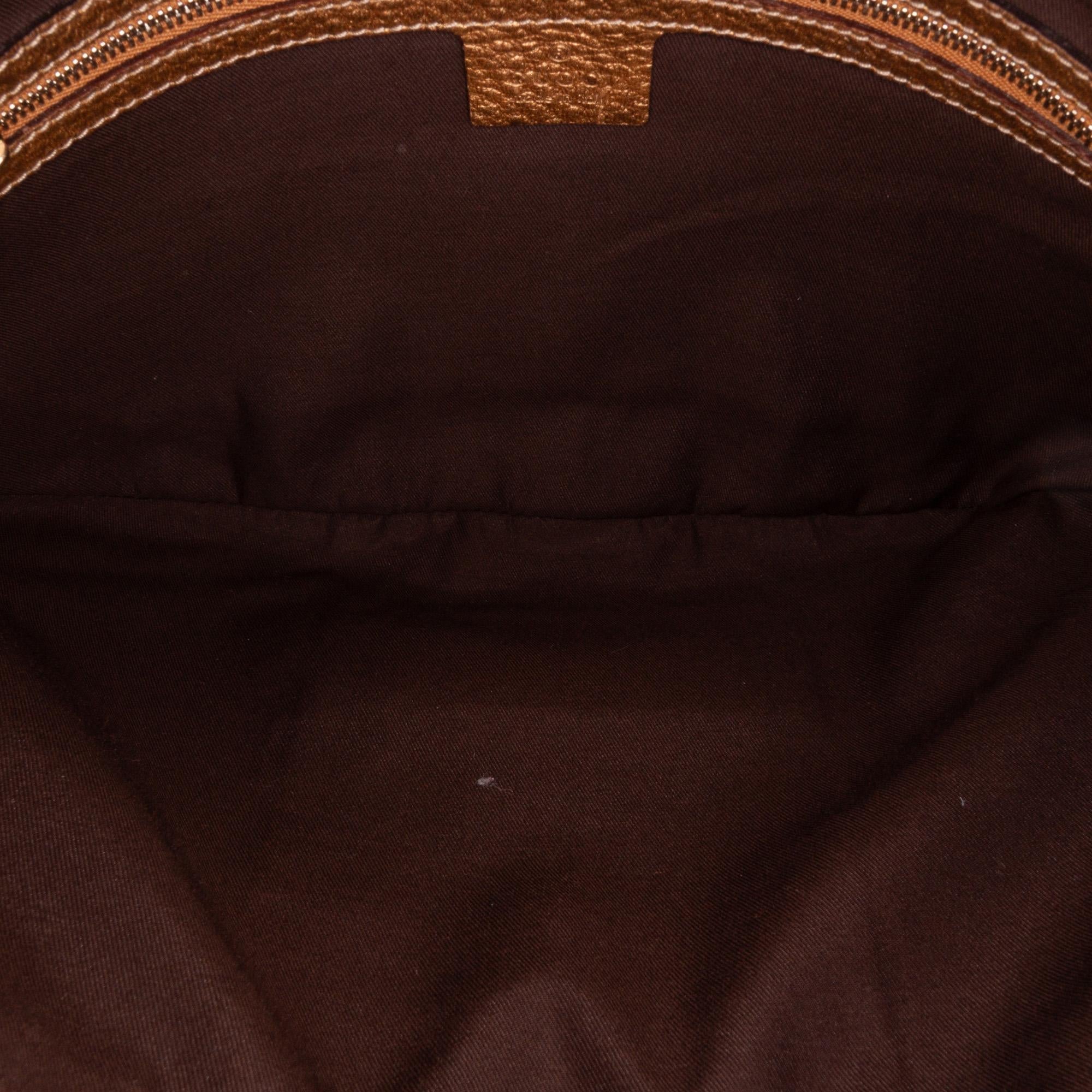 Gucci Metallic Leather Horsebit Crossbody