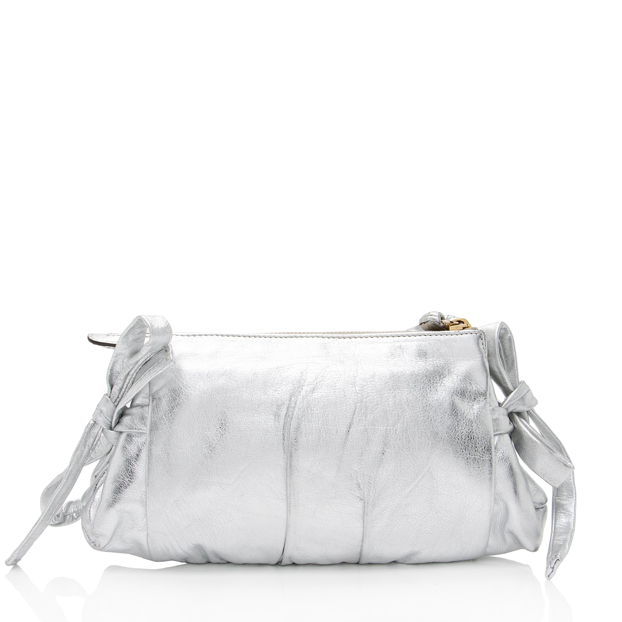 Gucci Metallic Leather Hysteria Small Clutch (SHF-hs8Ncf)