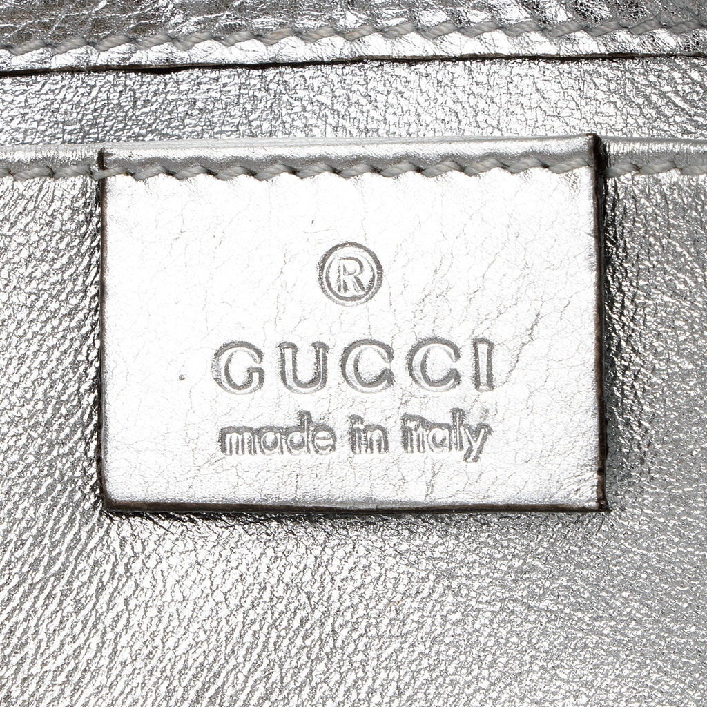 Gucci Metallic Leather Hysteria Small Clutch (SHF-hs8Ncf)