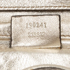 Gucci Metallic Leather Papillon Hysteria Clutch (SHF-23493)