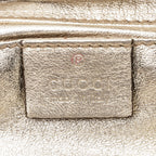 Gucci Metallic Leather Papillon Hysteria Clutch (SHF-23493)