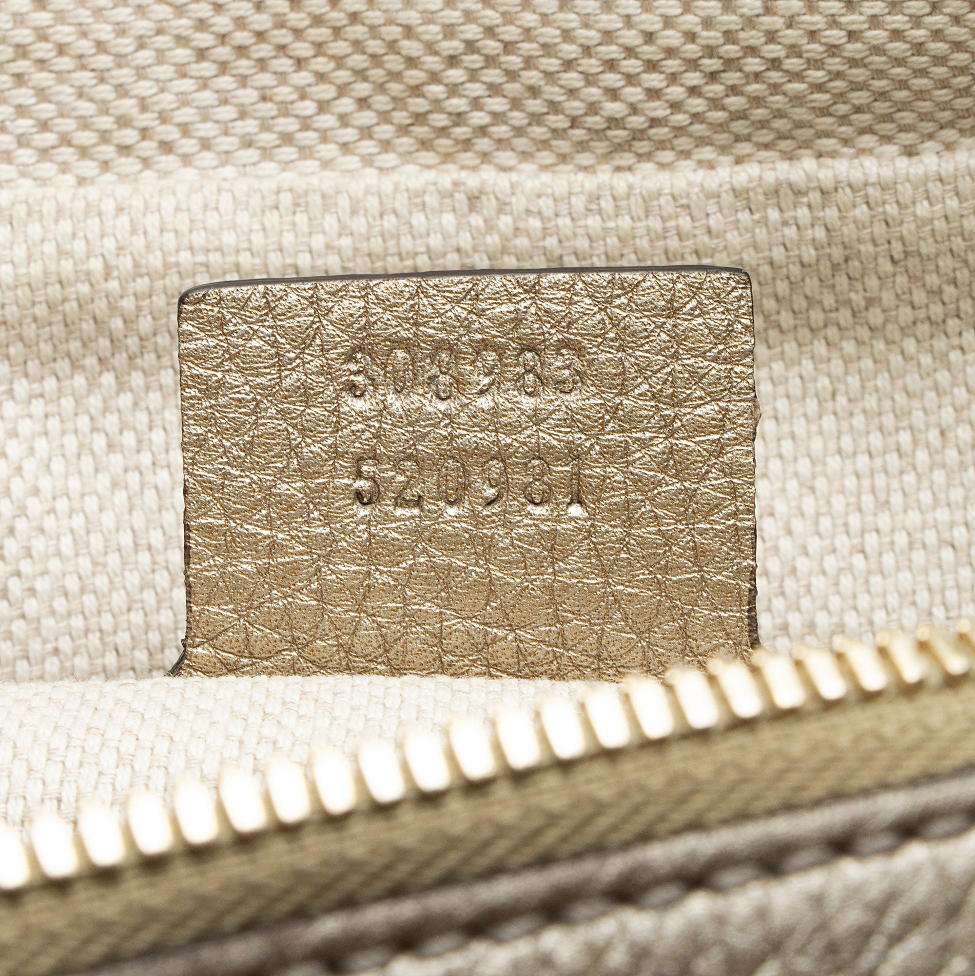 Gucci Metallic Leather Soho Chain Small Shoulder Bag