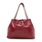 Gucci Patent Leather Soho Medium Shoulder Bag (SHF-20555)