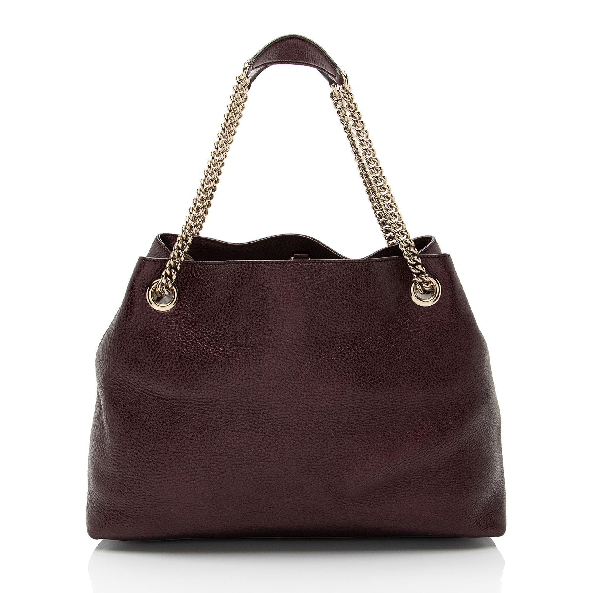 Gucci Metallic Leather Soho Medium Shoulder Bag