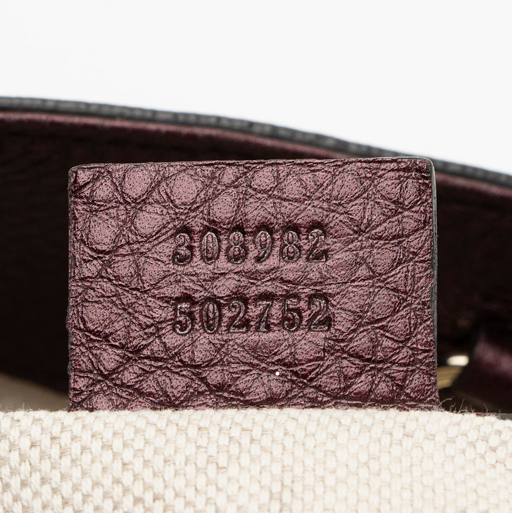 Gucci Metallic Leather Soho Medium Shoulder Bag