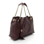 Gucci Metallic Leather Soho Medium Shoulder Bag