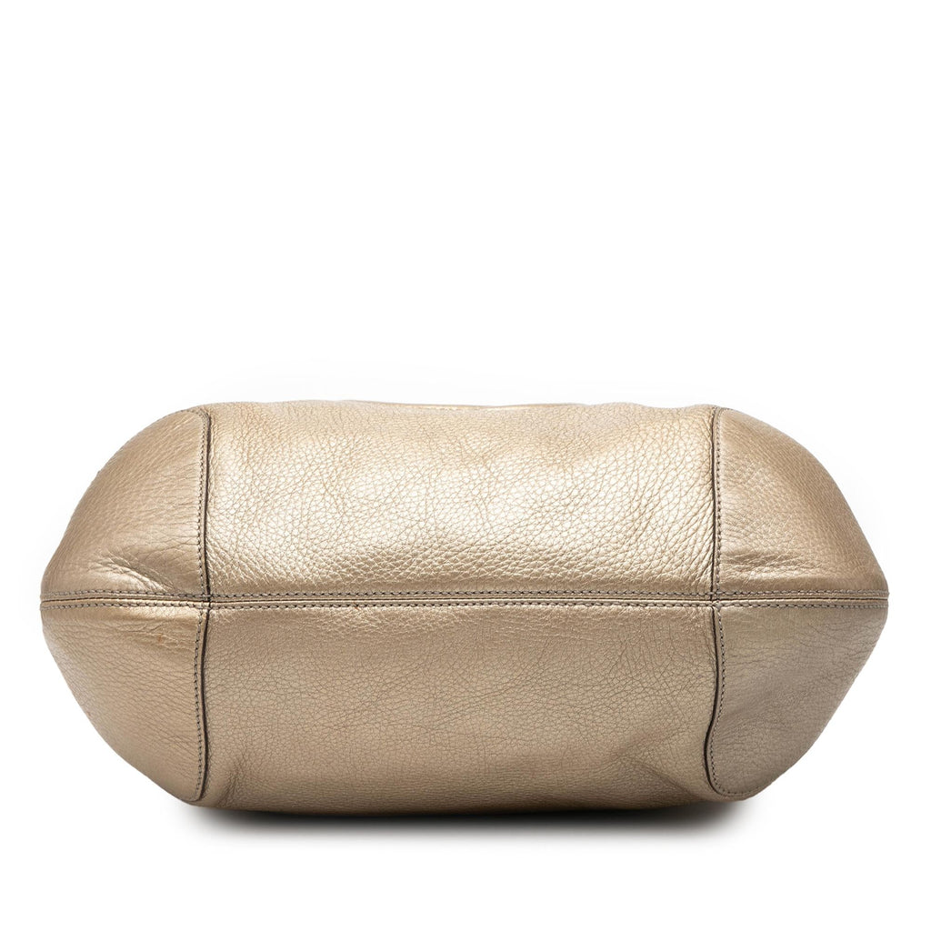 Gucci Metallic Leather Soho Shoulder Bag