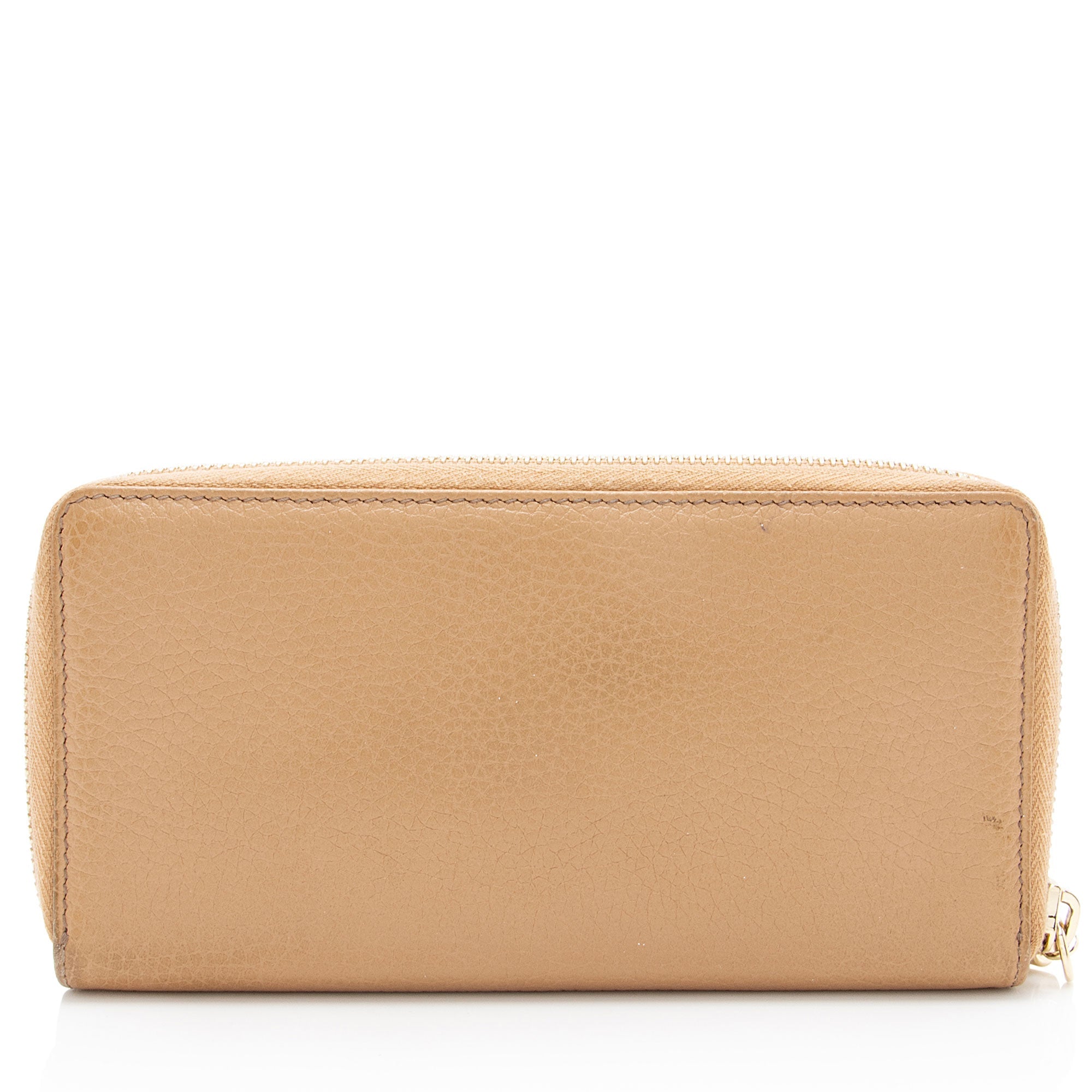 Gucci Leather Soho Zip Around Wallet