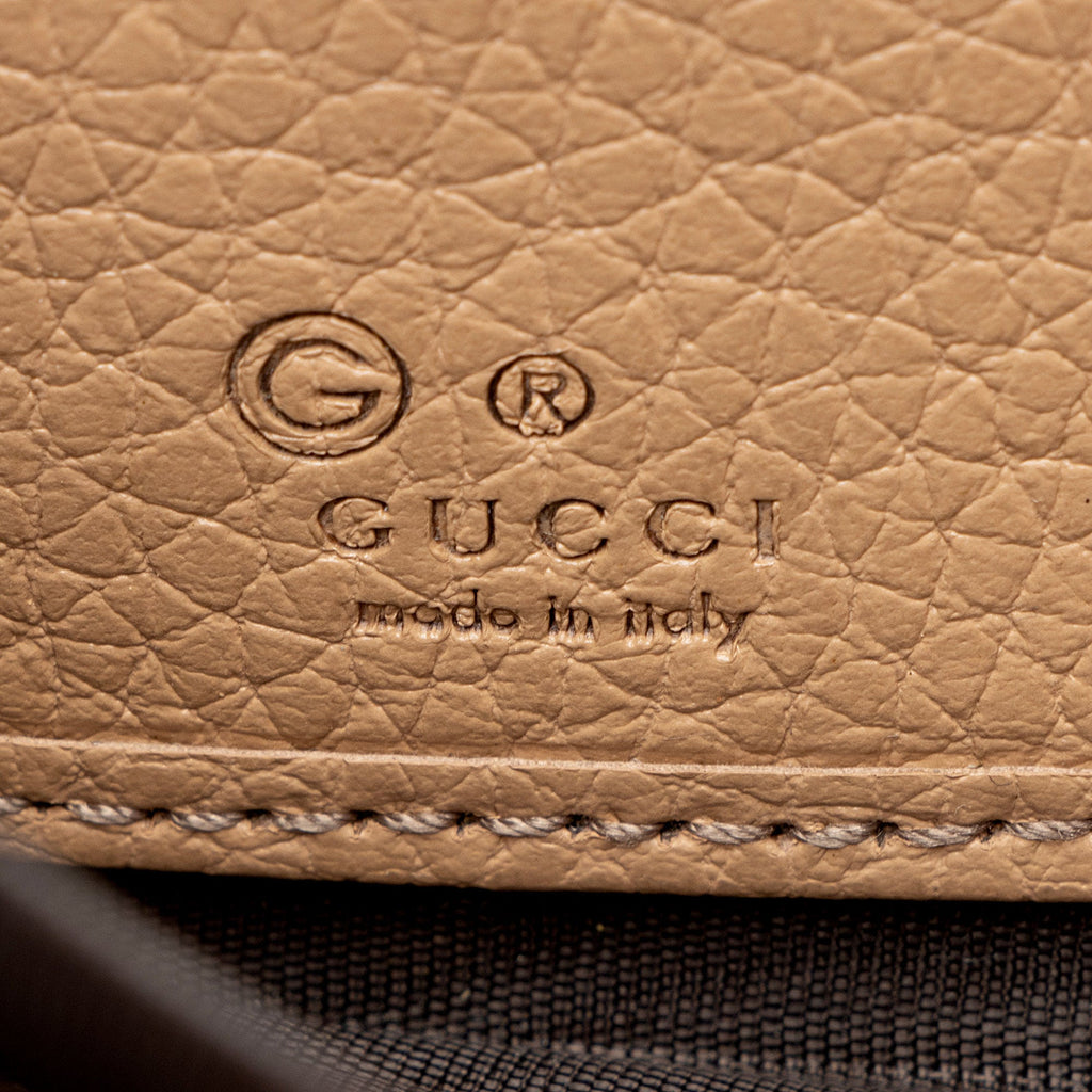 Gucci Leather Soho Zip Around Wallet