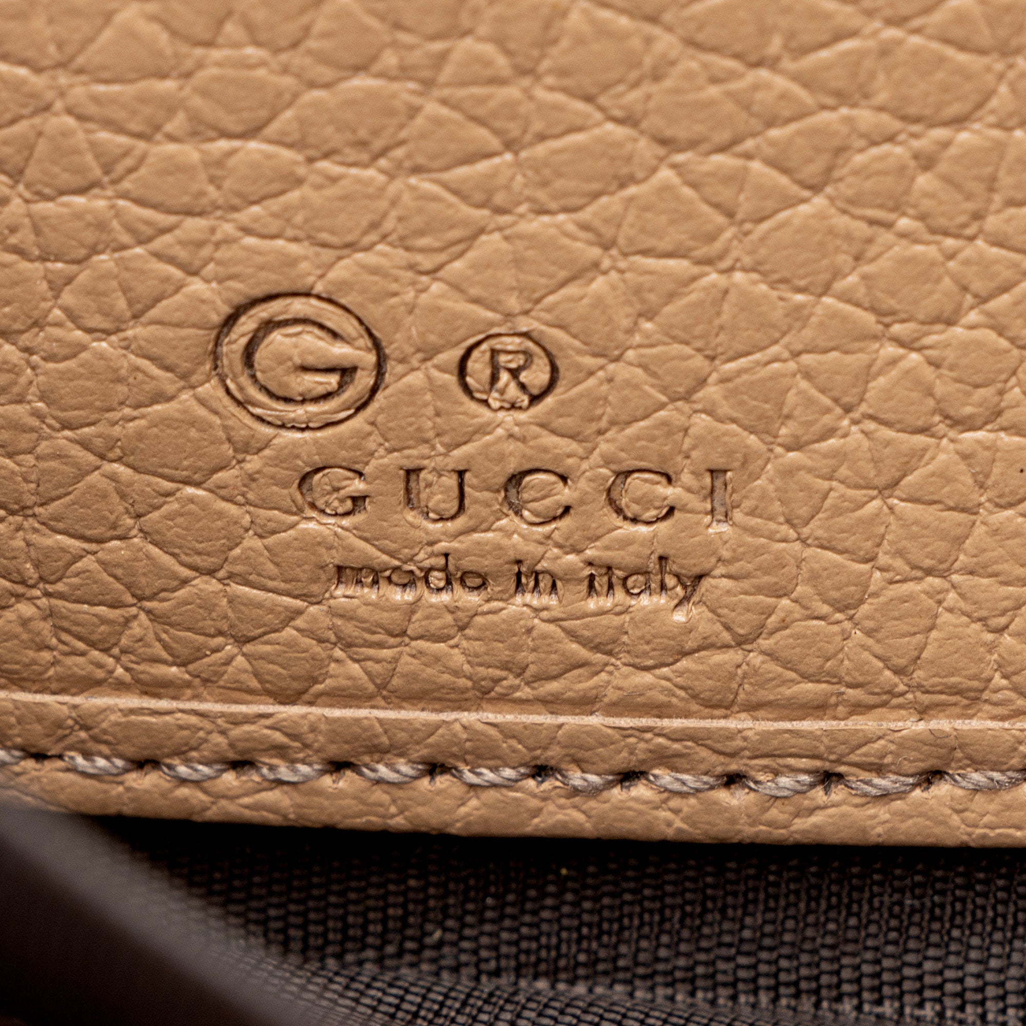 Gucci Leather Soho Zip Around Wallet