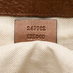 Gucci Metallic Leather Sukey Satchel (SHF-21788)