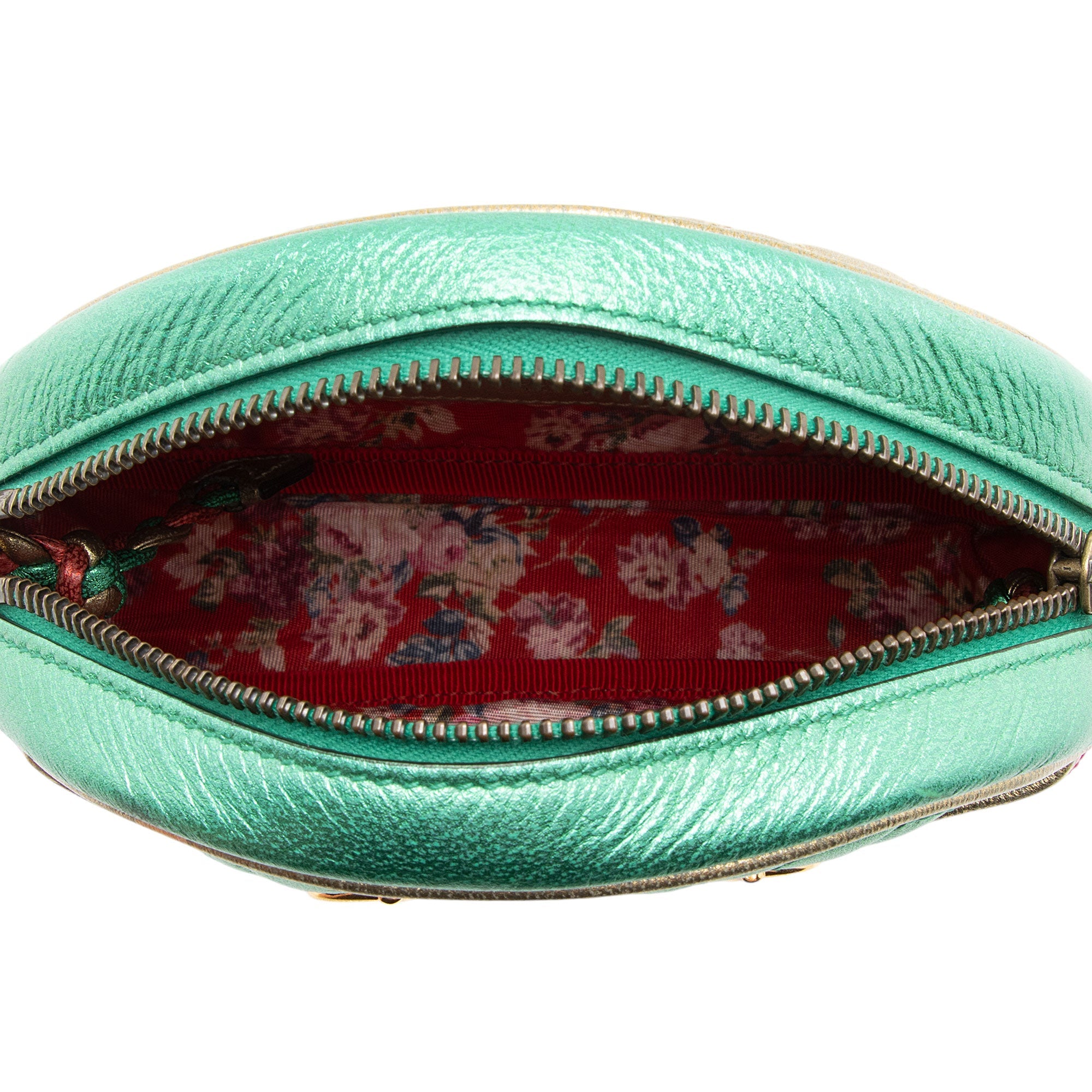 Gucci Metallic Leather Trapuntata Mini Bag