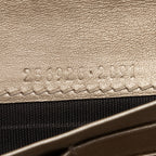 Gucci Metallic Microguccissima Interlocking G Continental Tri-Fold Wallet (SHF-22685)