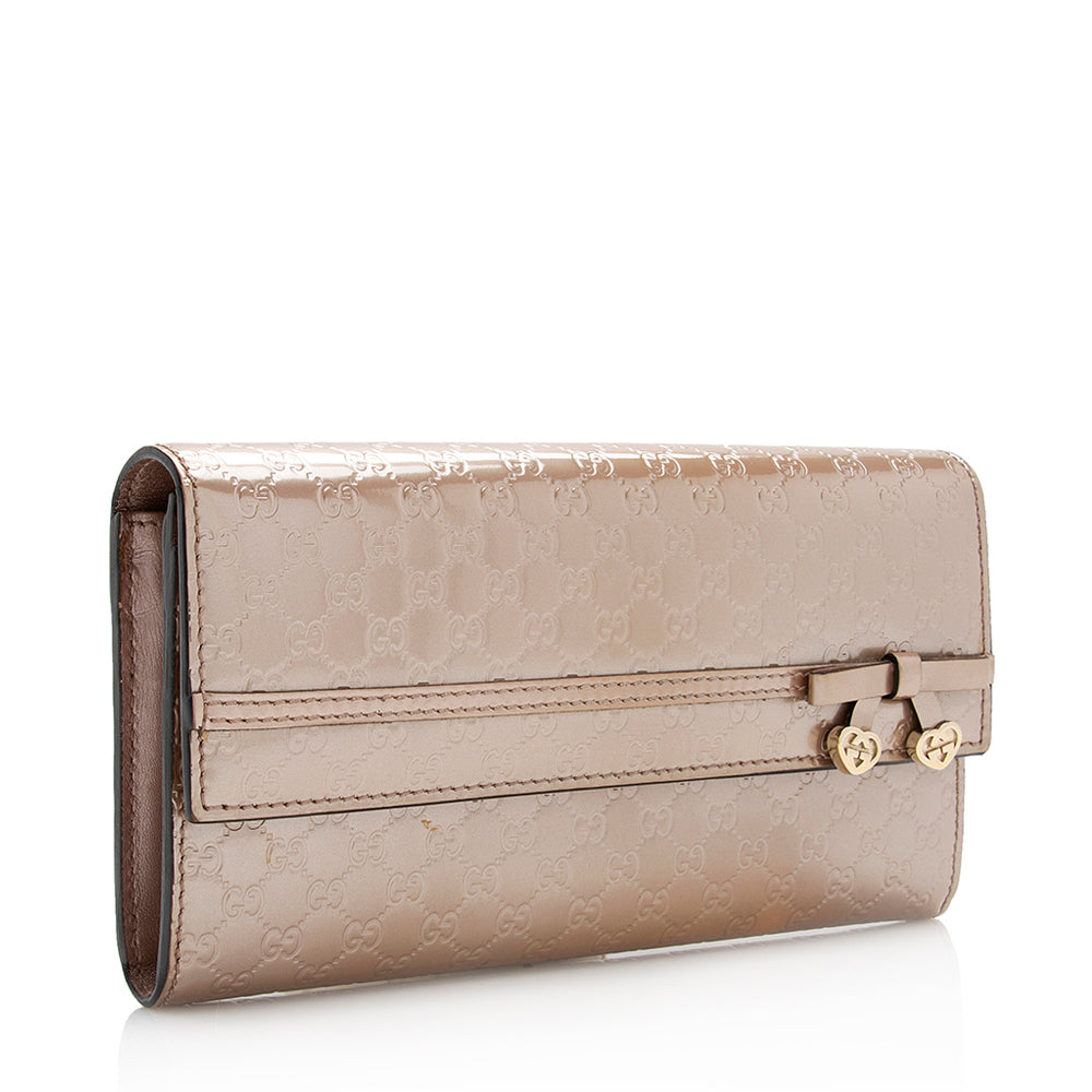 Gucci Metallic Microguccissima Mayfair Continental Wallet (SHF-21179)