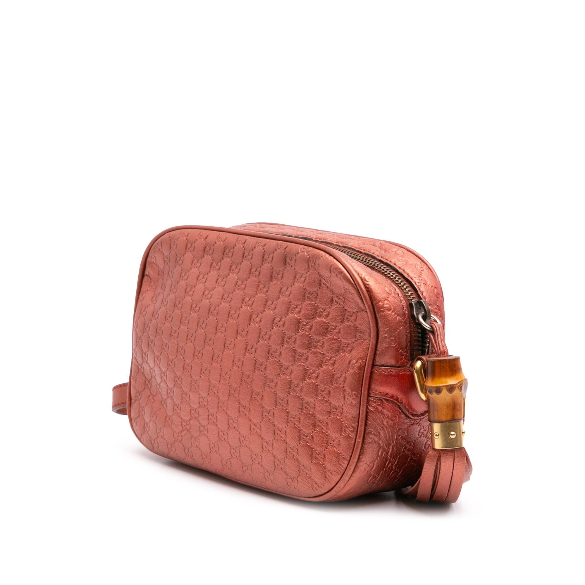 Gucci Metallic Microguccissima Sunshine Disco Camera Bag