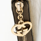 Gucci Metallic Microguccissima Zip Around Wallet (SHF-18998)
