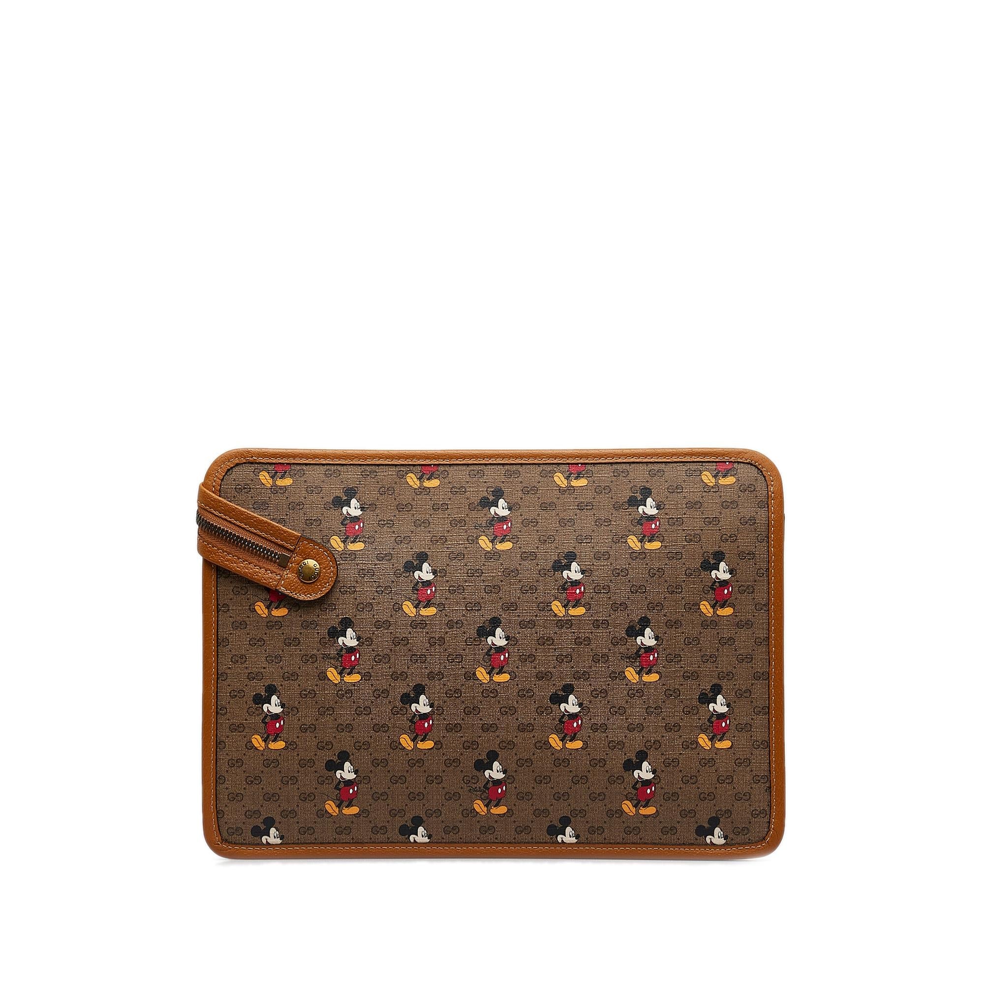 Gucci Micro GG Mickey Mouse Pouch (SHG-Ko1f35)