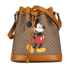 Gucci Micro GG Supreme Mickey Mouse Bucket Bag (SHG-YwzTHp)