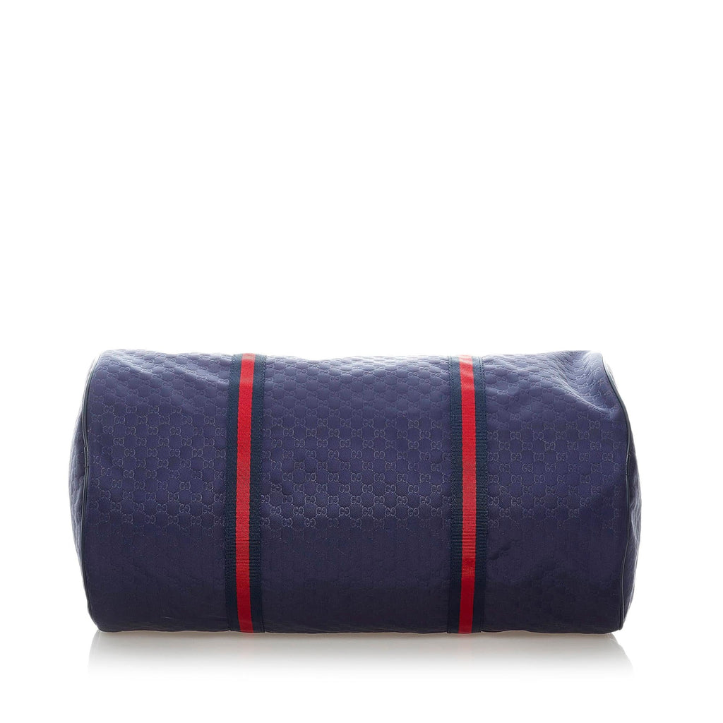 Gucci Micro GG Web Boston Bag (SHG-32026)