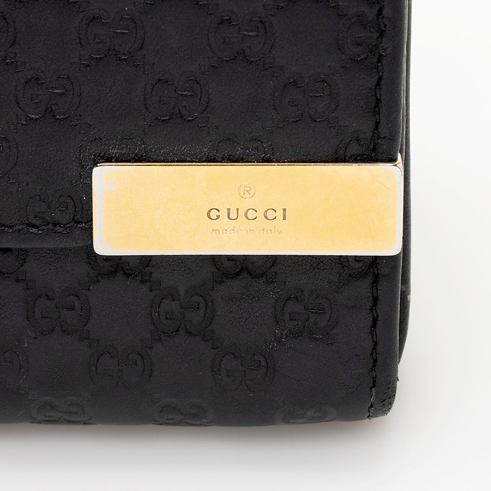 Gucci Micro Guccissima Leather Wallet on Chain Bag (SHF-19776)