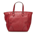 Gucci Microguccissima Bree Leather Satchel (SHG-35593)