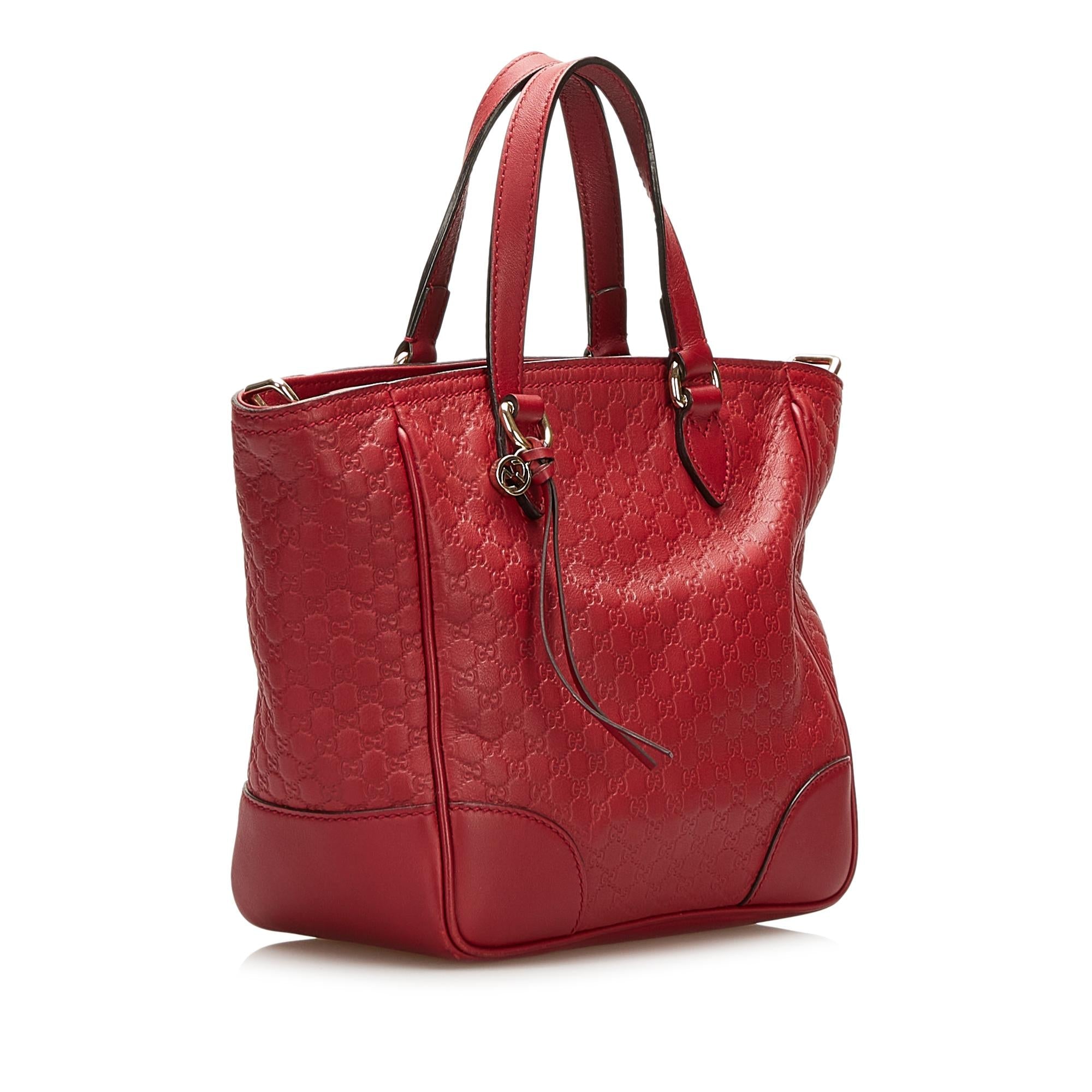 Gucci Microguccissima Bree Leather Satchel (SHG-35593)