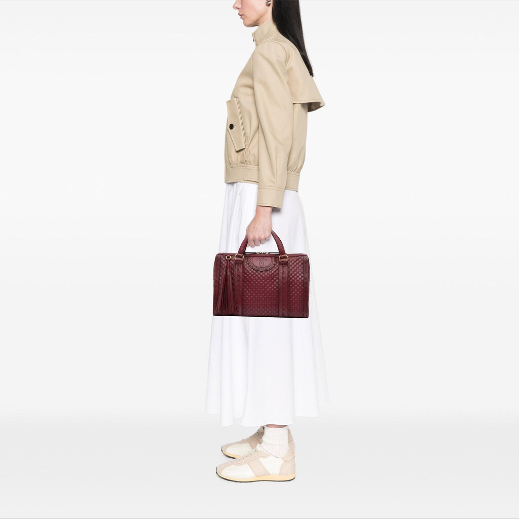 Gucci Microguccissima Brogue Duilio Boston Bag