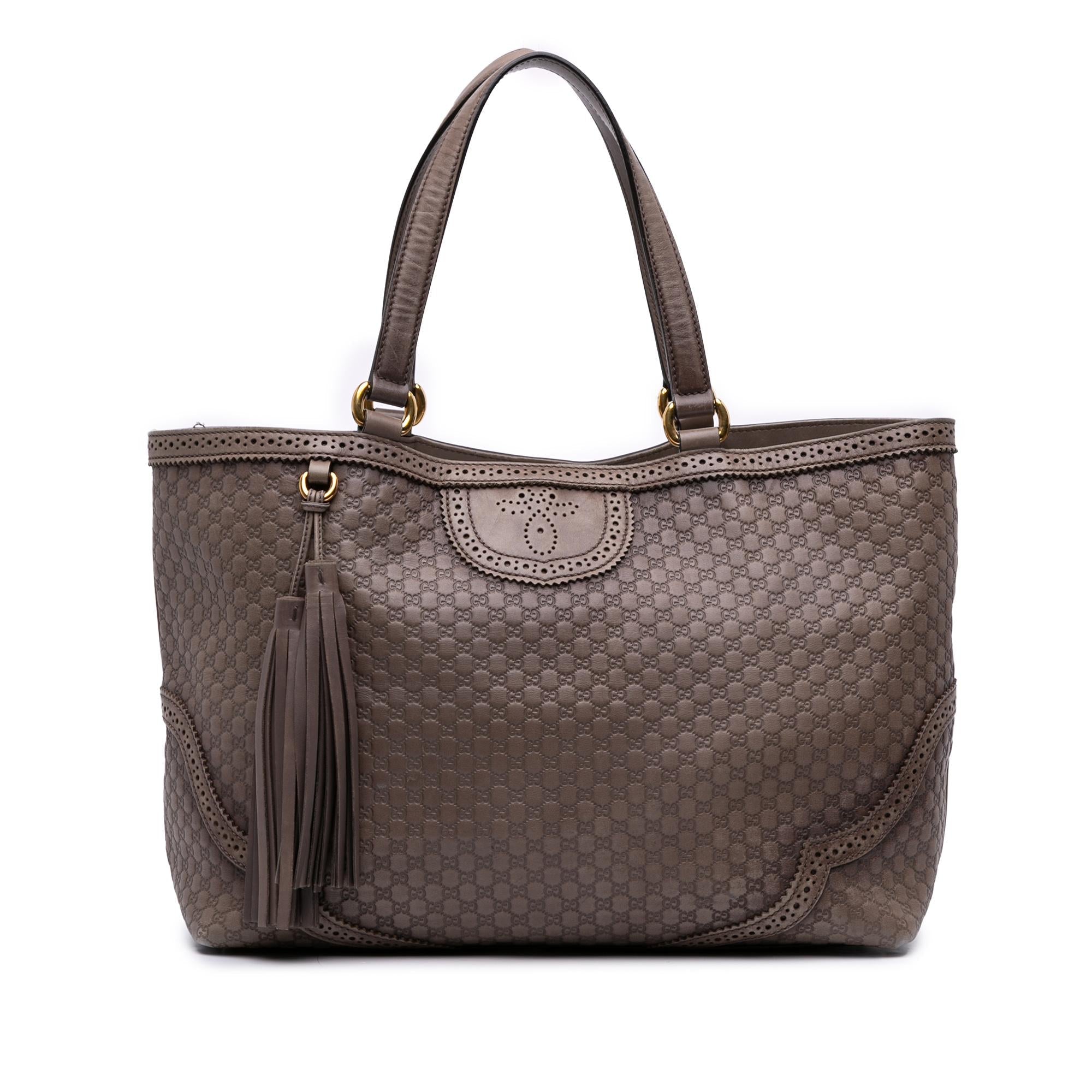 Gucci Microguccissima Brogue Duilio Tote