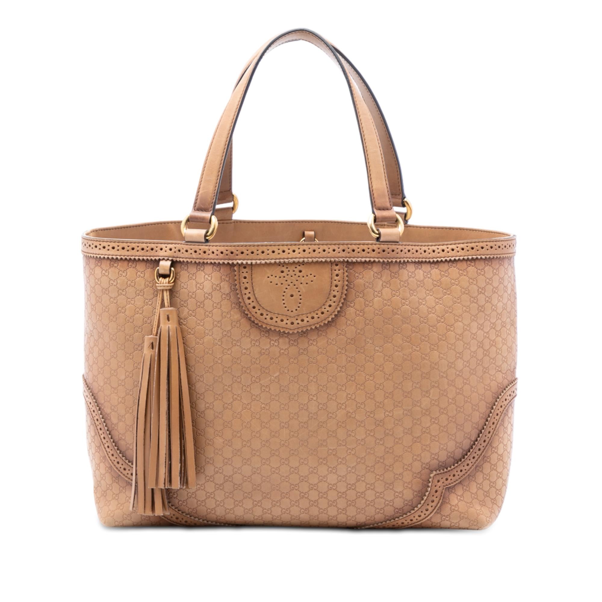 Gucci Microguccissima Brogue Duilio Tote