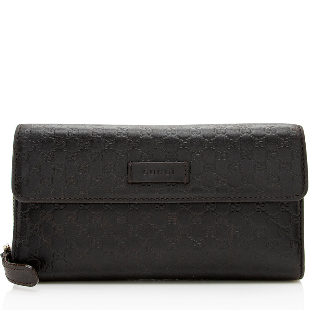 Gucci Microguccissima Continental Flap Wallet (SHF-18956)