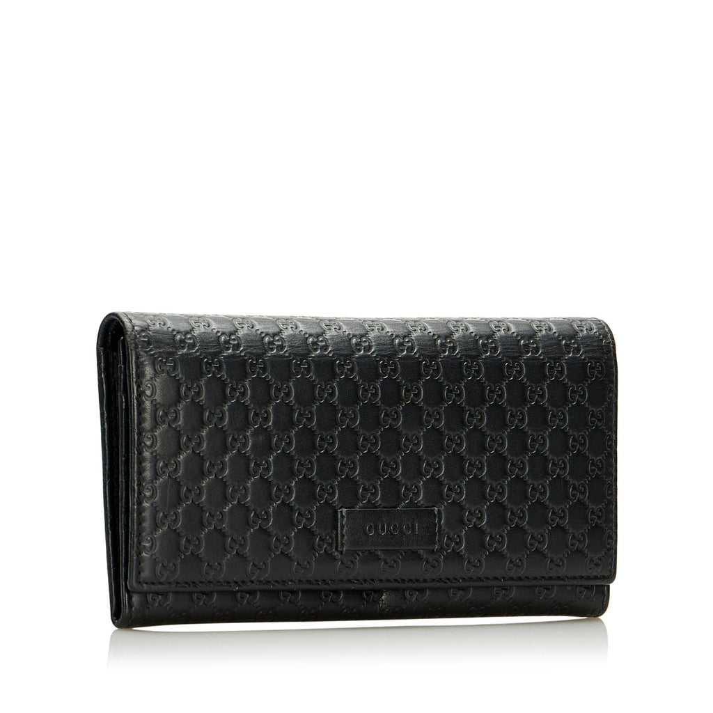 Gucci Microguccissima Continental Flap Wallet (SHG-756BiS)