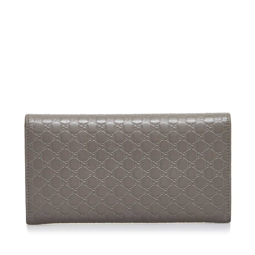 Gucci Microguccissima Continental Flap Wallet (SHG-j4AHK5)
