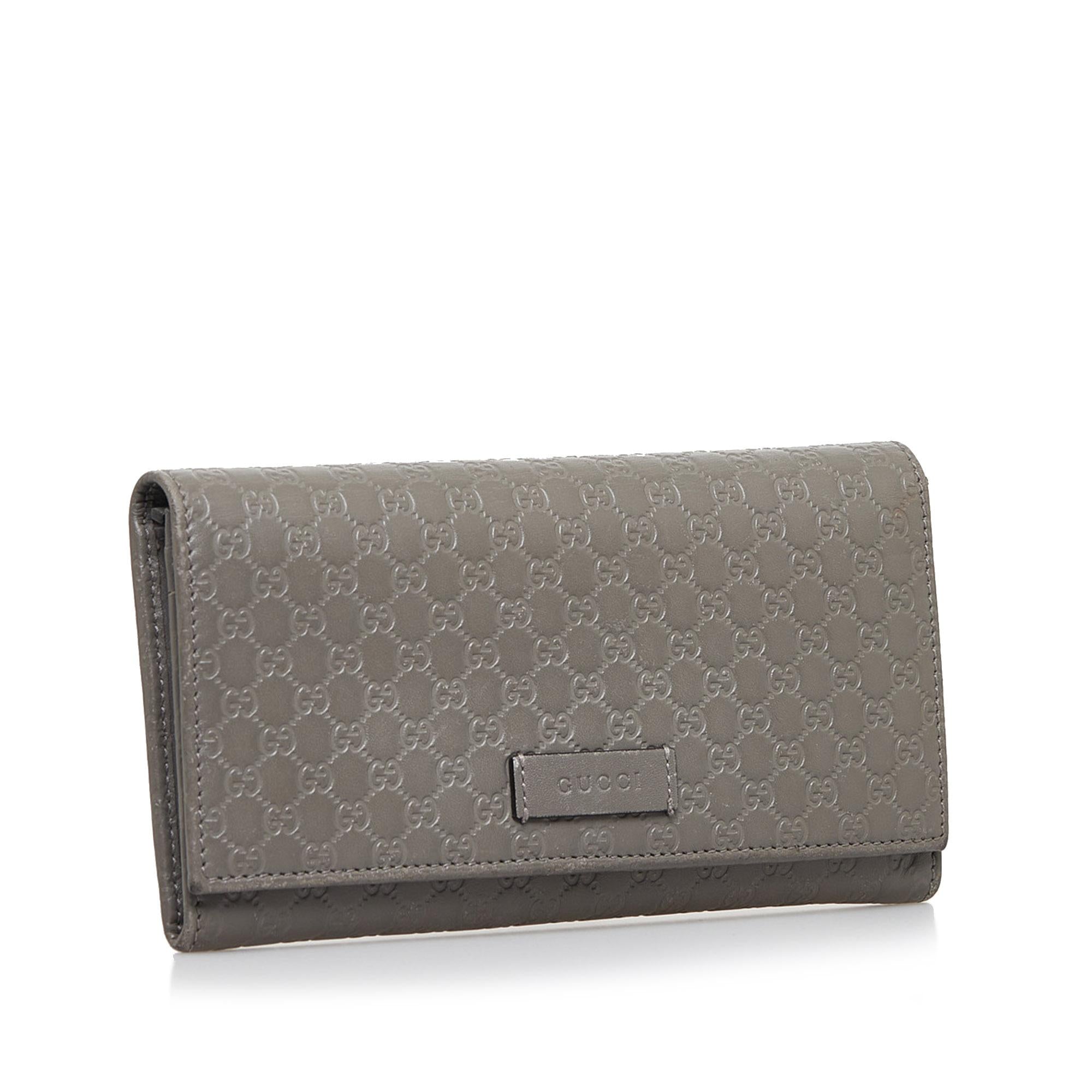 Gucci Microguccissima Continental Flap Wallet (SHG-j4AHK5)