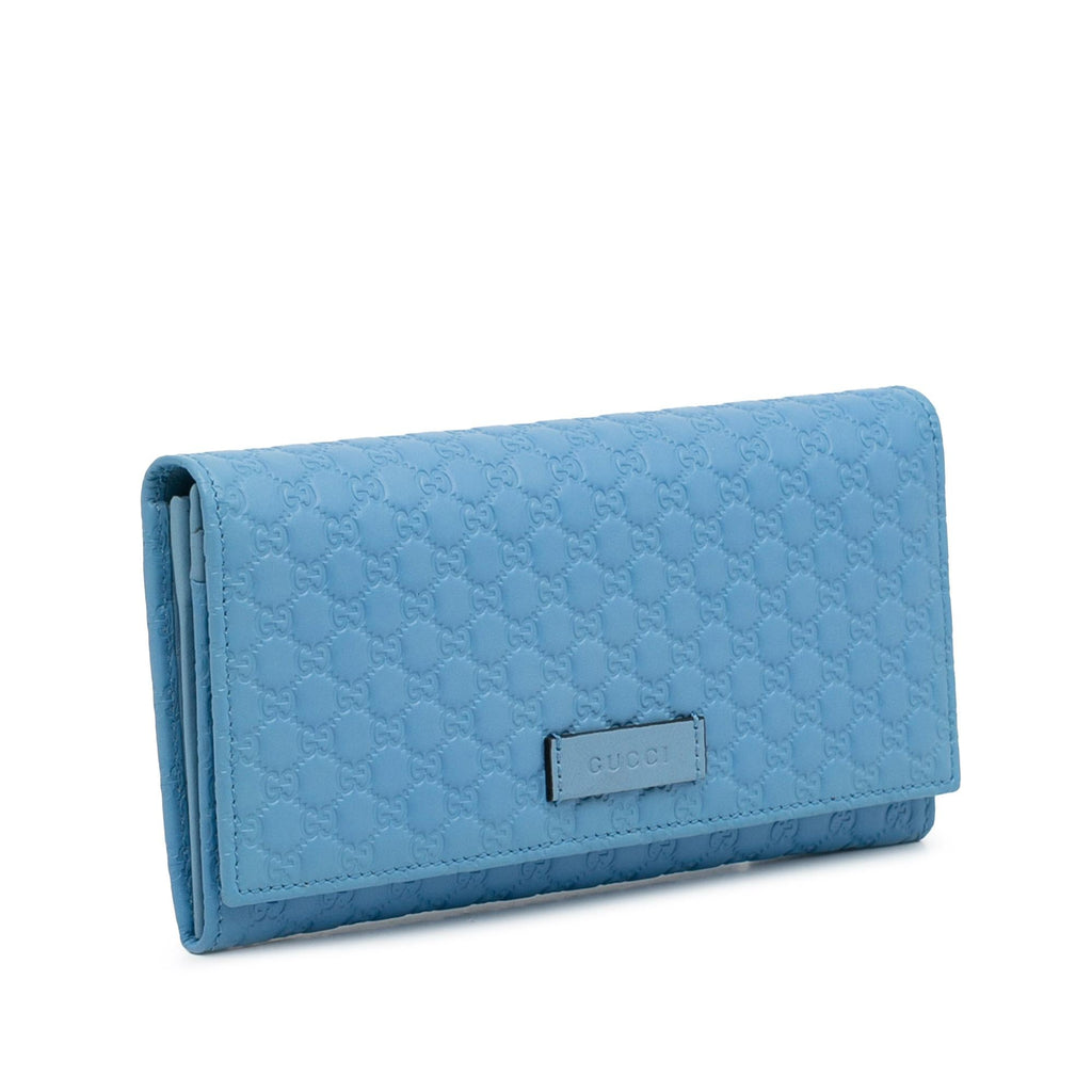 Gucci Microguccissima Continental Flap Wallet (SHG-EzGGYO)