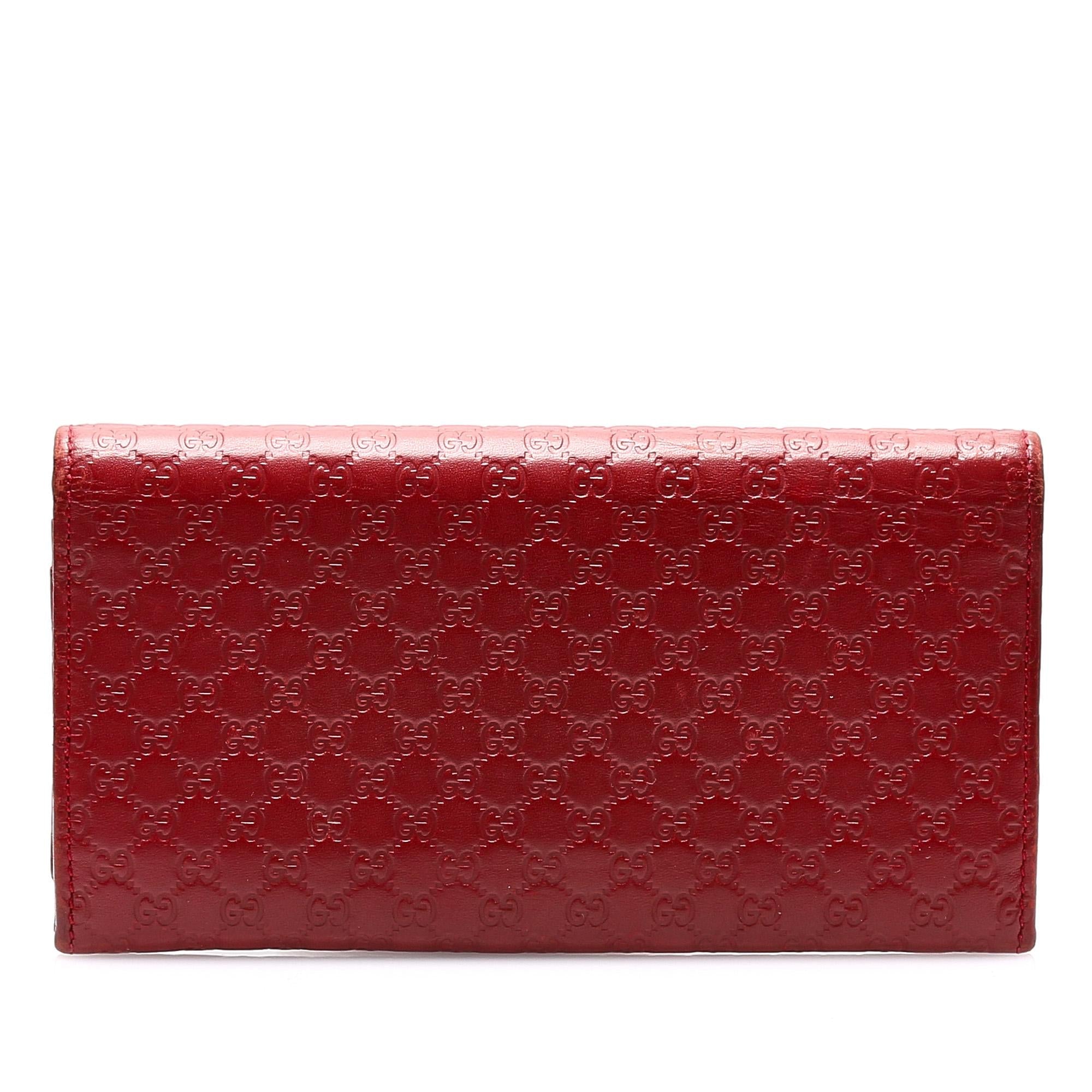 Gucci Microguccissima Continental Wallet (SHG-28959)
