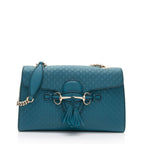 Gucci Microguccissima Leather Emily Medium Shoulder Bag