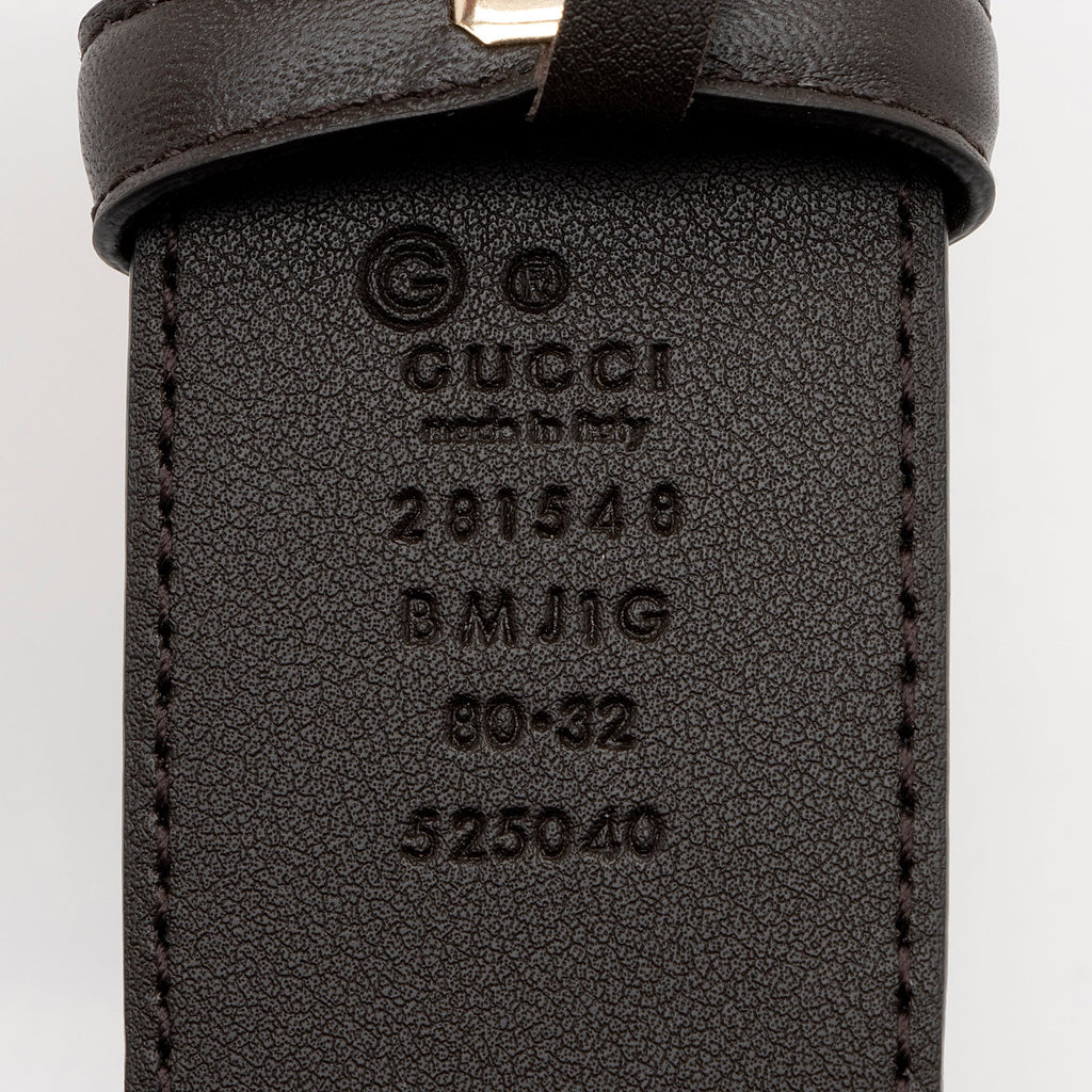 Gucci Microguccissima Leather Belt - Size 32 / 80 (SHF-4ZJO61)