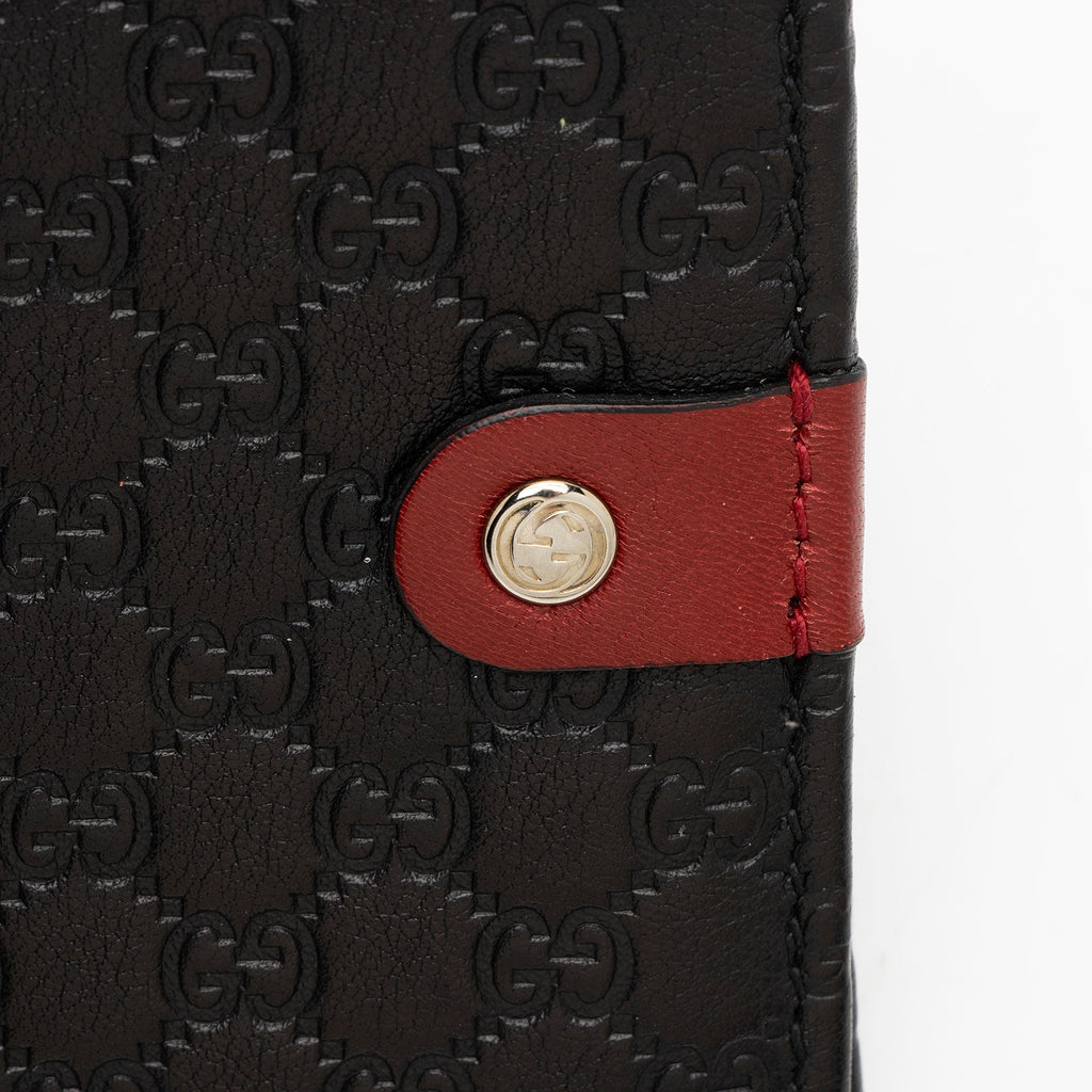 Gucci Microguccissima Leather Bi-Fold Wallet (SHF-EFQIQE)